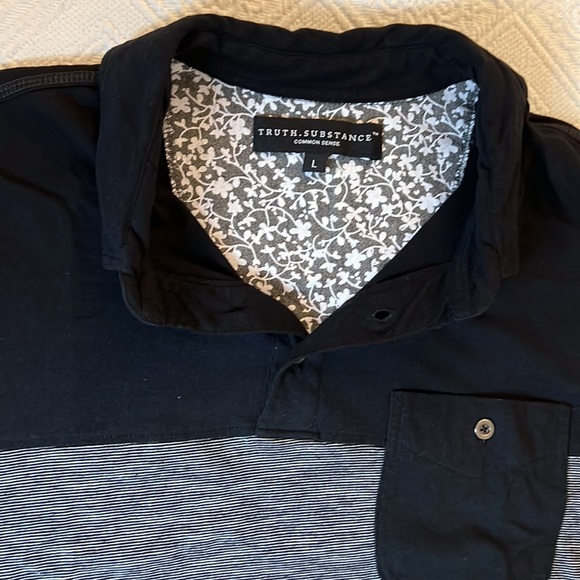 Truth.Substance Large Black/Grey Polo - Picture 4 of 11